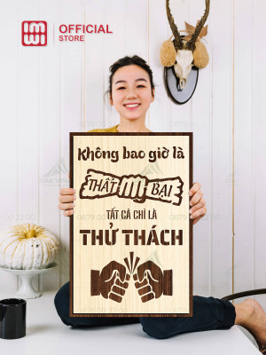 Tranh động lực Không Bao Giờ Thất Bại, Tất Cả Chỉ Là Thử Thách