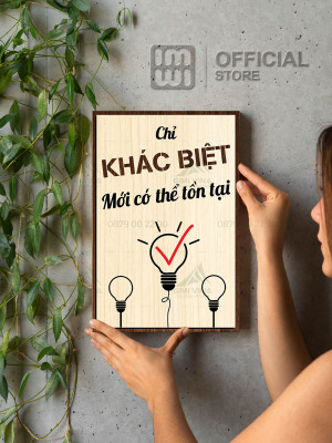 Tranh động lực Chỉ Khác Biệt Mới Có Thể Tồn Tại