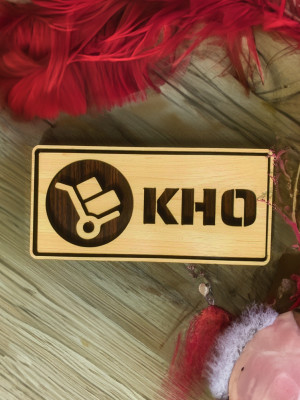 Bảng gỗ treo chỉ dẫn 