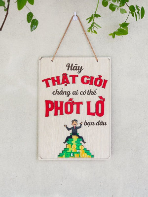 Tranh động lực gỗ hãy thật giỏi chẳng ai có thể phớt lờ bạn