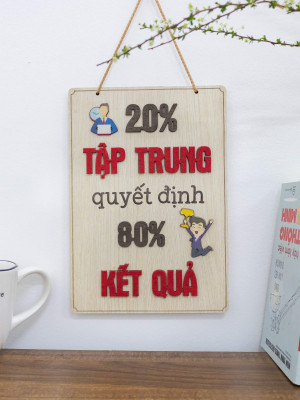 Tranh động lực gỗ 20% tập trung quyết định 60% kết quả