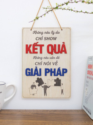 Tranh động lực gỗ kết quả - giải pháp