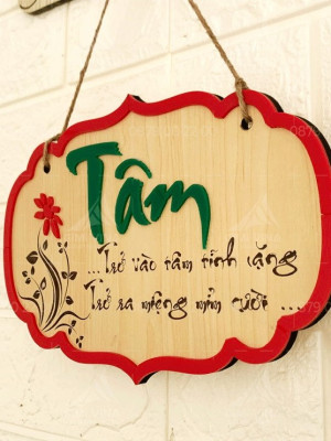 Bảng gỗ decor treo tường 