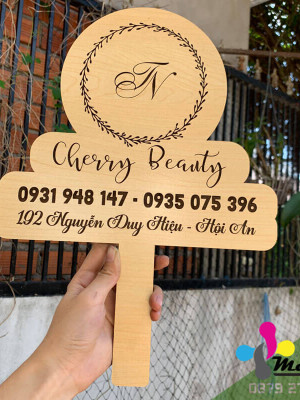 Bảng gỗ cầm tay Cherry Beauty