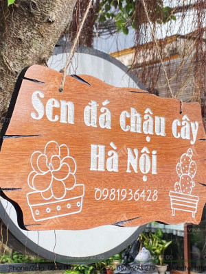 Bảng gỗ ngoài trời 