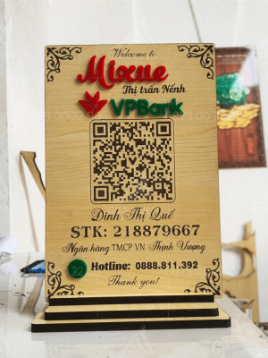 Bảng QR ngân hàng Mixue