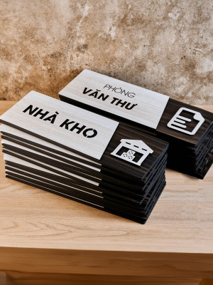 Bảng tên phòng bằng gỗ