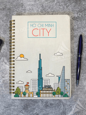 Sổ tay lò xo bìa gỗ SOTA001 Hồ Chí Minh City