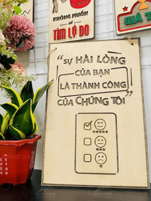 Tranh động lực Sự hài lòng của bạn là thành công của chúng tôi