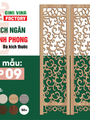 Vách ngăn phòng bình phong trang trí BP09
