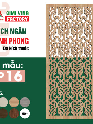 Vách ngăn chia không gian bằng gỗ BP16