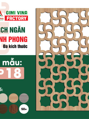 Vách ngăn gỗ phân chia phòng BP18 