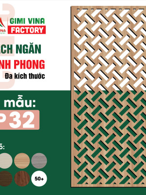 Vách ngăn không gian bằng gỗ BP32