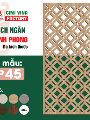Vách ngăn phòng bình phong trang trí BP45