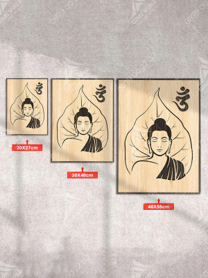 Tranh Phật - tranh gỗ Phật giáo treo tường P01