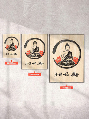 Tranh Phật - tranh gỗ Phật giáo treo tường P03